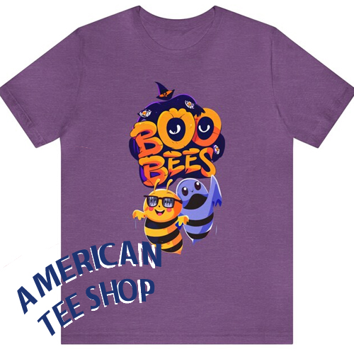 Boo Bees Halloween Funny Tshirt