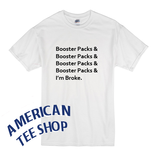 Booster Packs Pokemon Collectible card game T-shirt