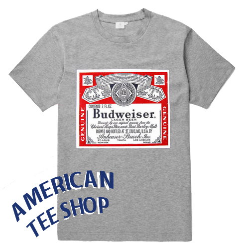 Budweiser Lager Beer Logo T Shirt