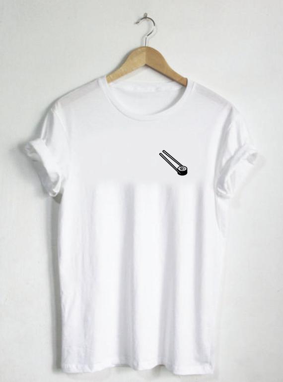 Chopstick Sushi T Shirt