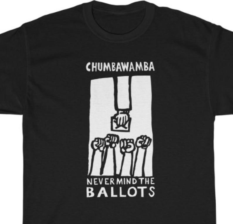 Chumbawamba Never Mind The Ballots T-Shirt