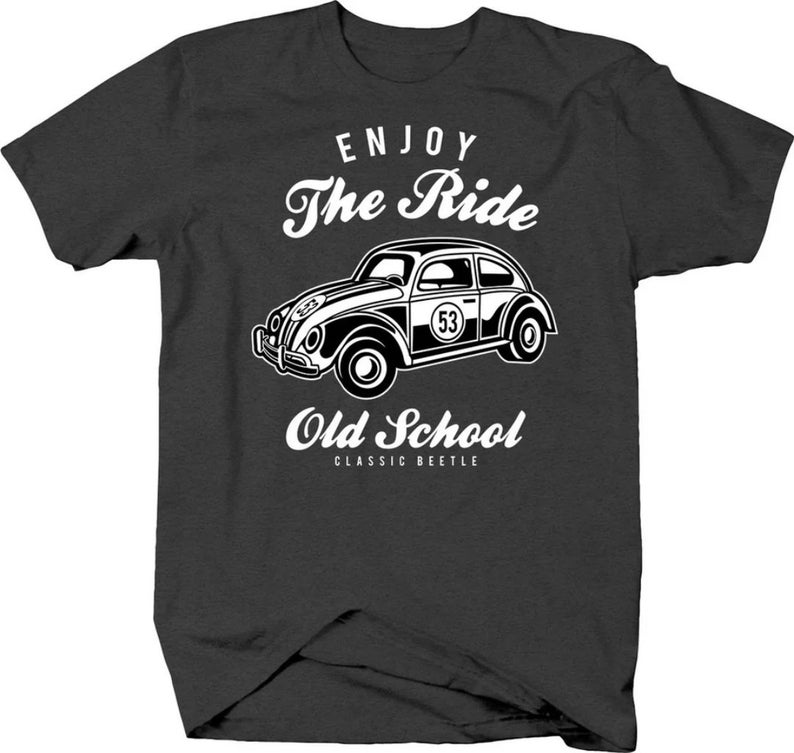 Classic Beetle Design Mens Womens T-Shirt