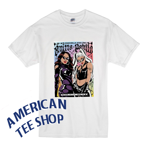 Coachella 2022 Anitta Pabito cartoon art T-shirt