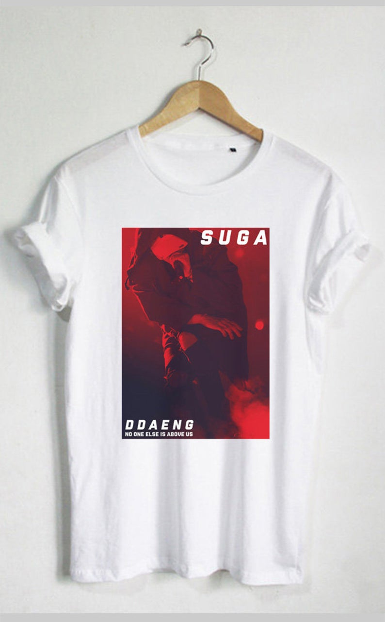 DDAENG SUGA BTS Bangtan Boys Unisex Men Women T Shirt