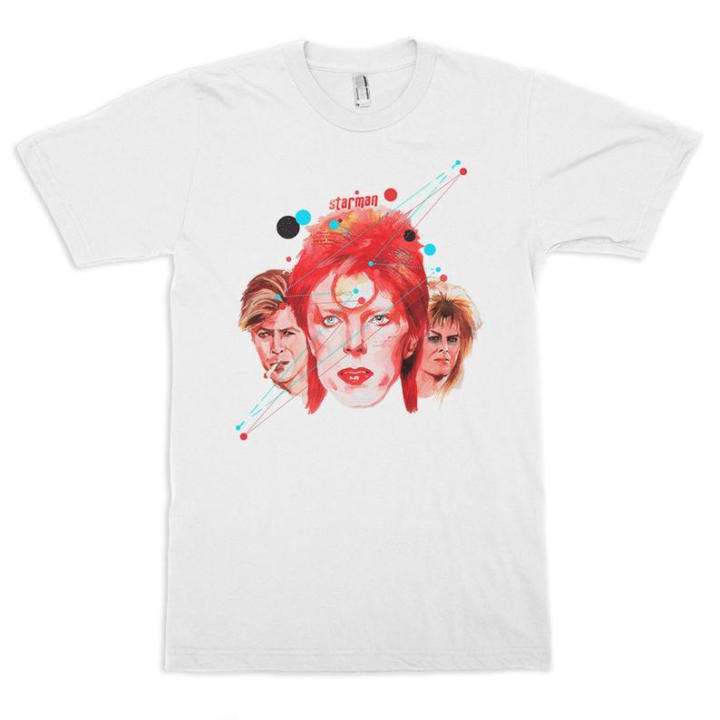 David Bowie Starman Art T-Shirt
