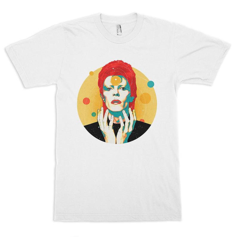 David Bowie Starman Art T Shirt