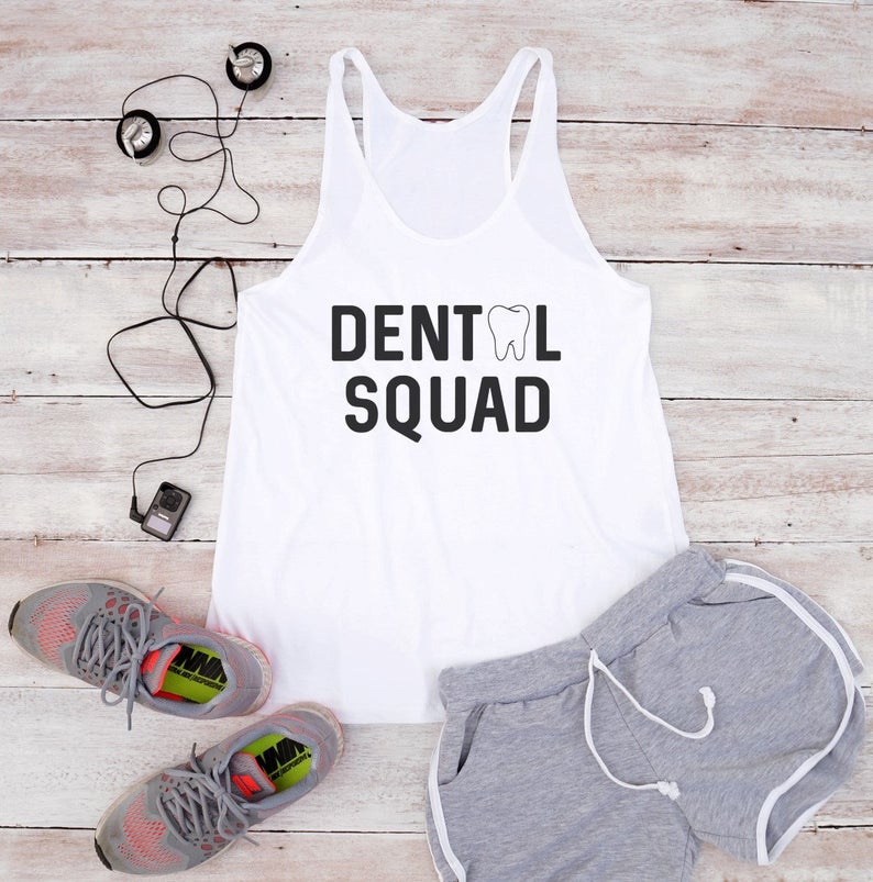 Dental squad tank top