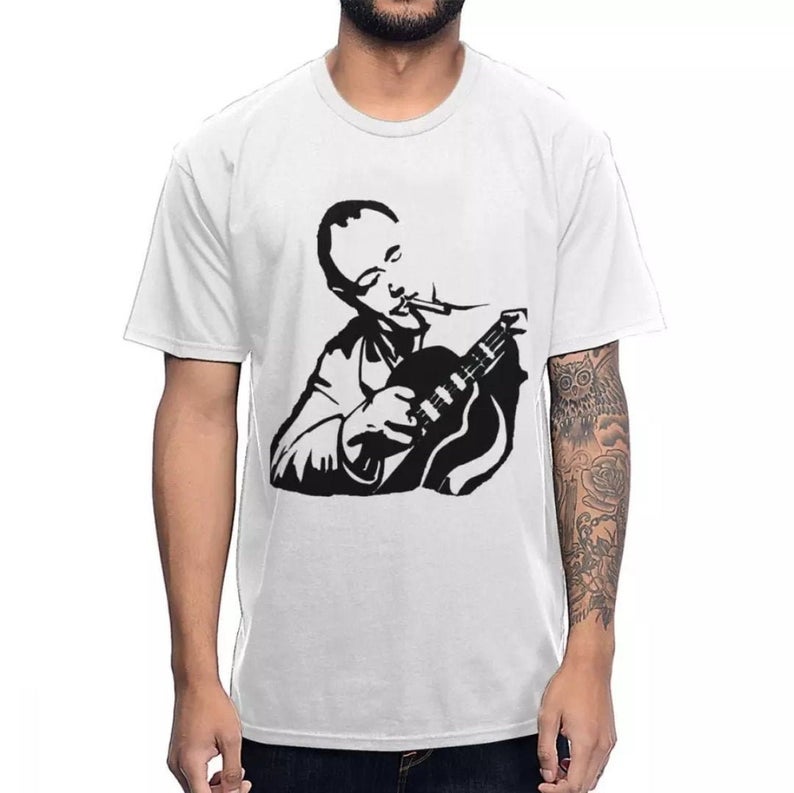 Django Reinhardt Guitar Jazz Mens Womens T-Shirt