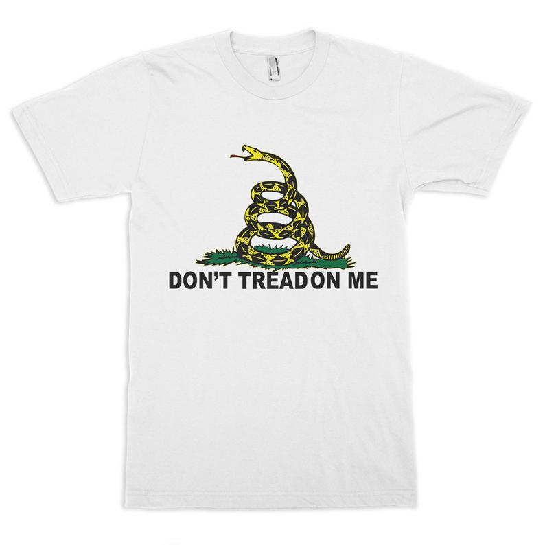Don't Tread on Me Libertarian Flag T-Shirt