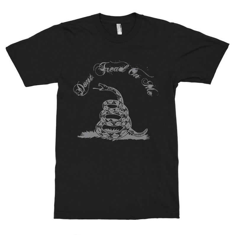 Don't Tread on Me Libertarian Flag T Shirt