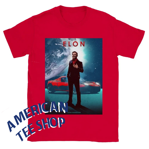 Elon Musk Tesla Roadster T-shirt