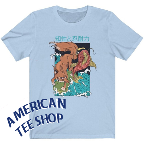 Fox and Fish Spirit T-shirt