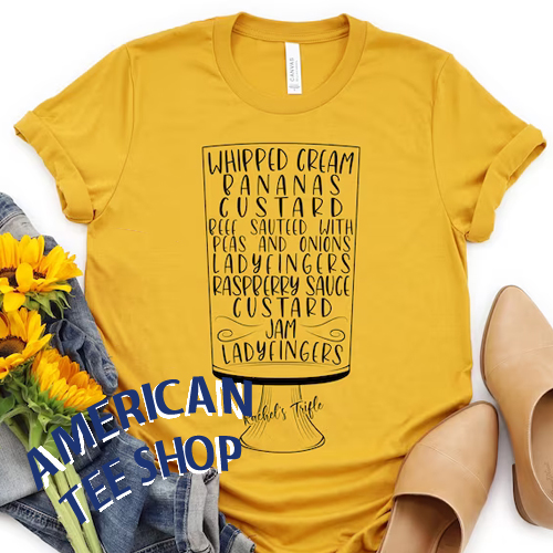 Friends Thanksgiving Rachels trifle T-shirt