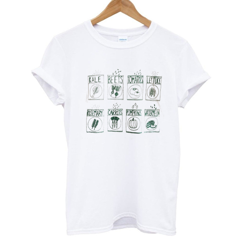 Garden Seeds Screen Printed T Shirt