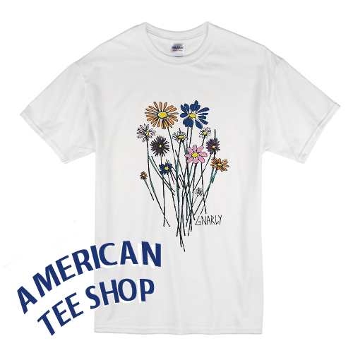 Gnarly Bouquet Flower T Shirt