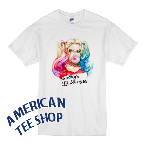 Harley Quinn Suicide Squad Daddy's Lil Monster T-Shirt