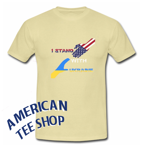 I Stand With Ukraine Pray For Ukraine Stop War In Ukraine T-Shirt