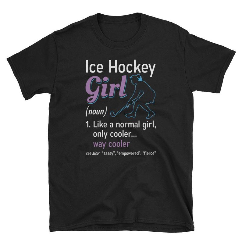 Ice Hockey Girl Definition T Shirt