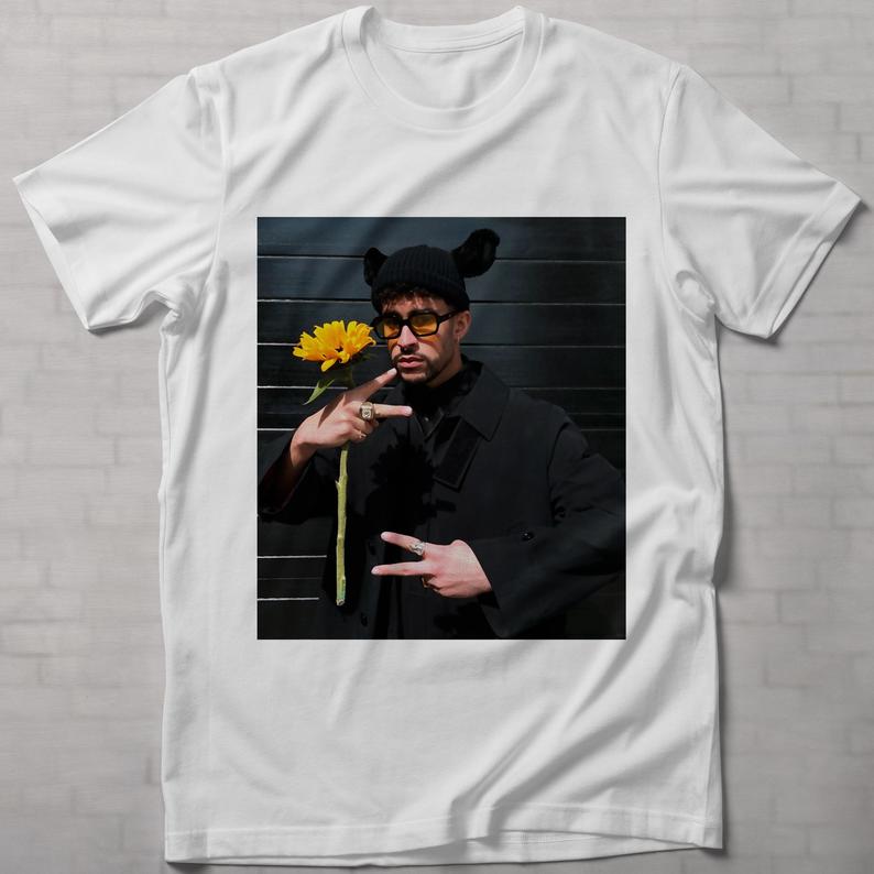 J Balvin Bad Bunny Sunflower Grammy T-shirt