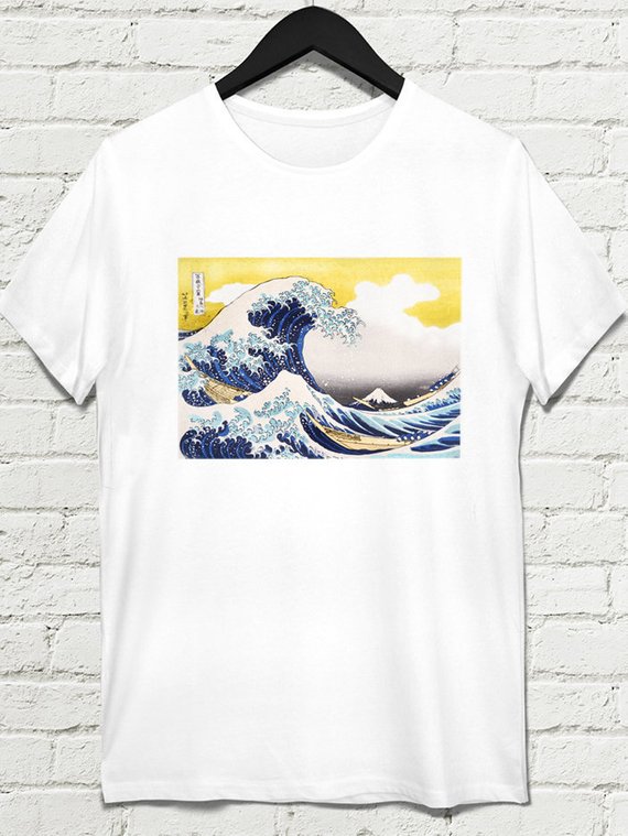 Japanese wave Kanagawa T Shirt