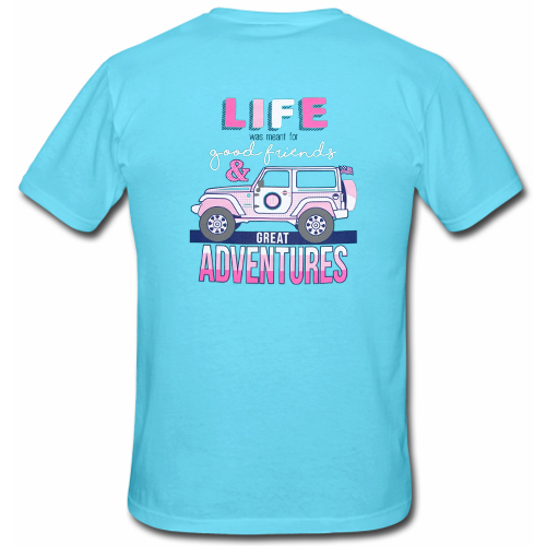 Jeep Life T shirt Back