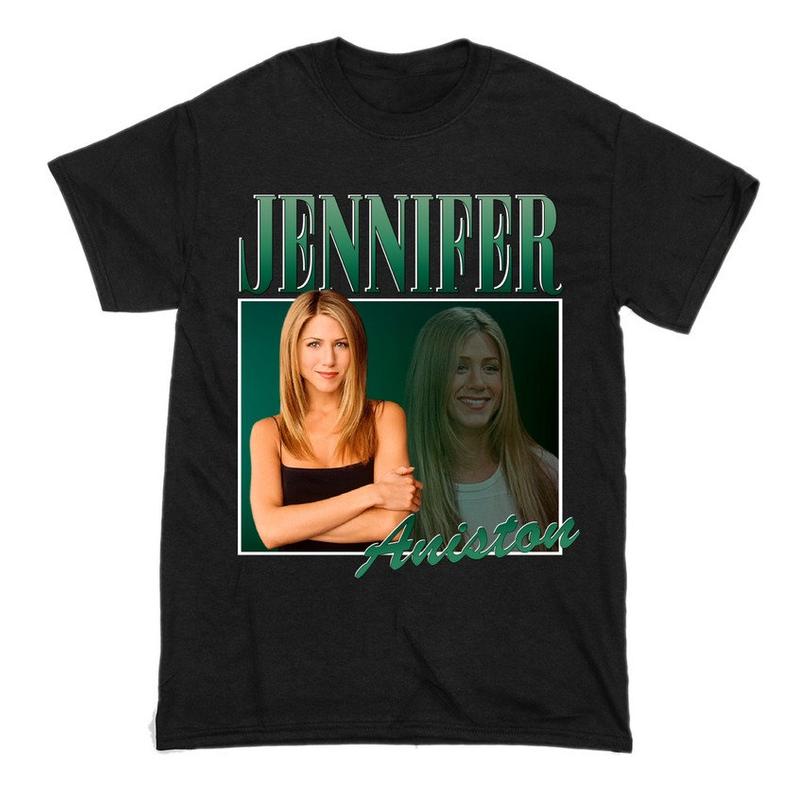 Jennifer Aniston Red Theme Short Sleeve T-Shirt