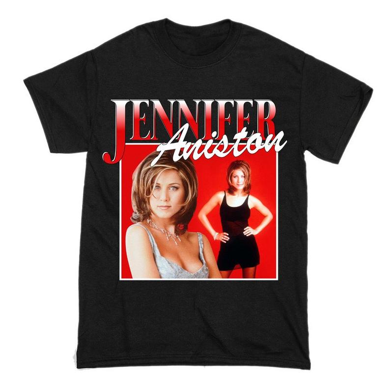 Jennifer Aniston Red Theme Short Sleeve T Shirt