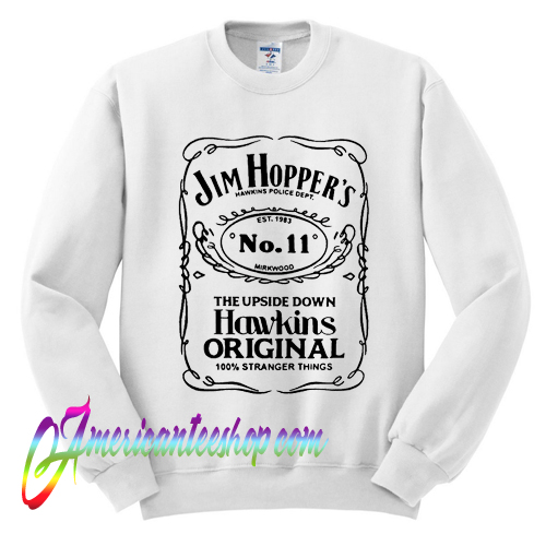 Jim Hopper Stranger Things Inspired Sweatshirt