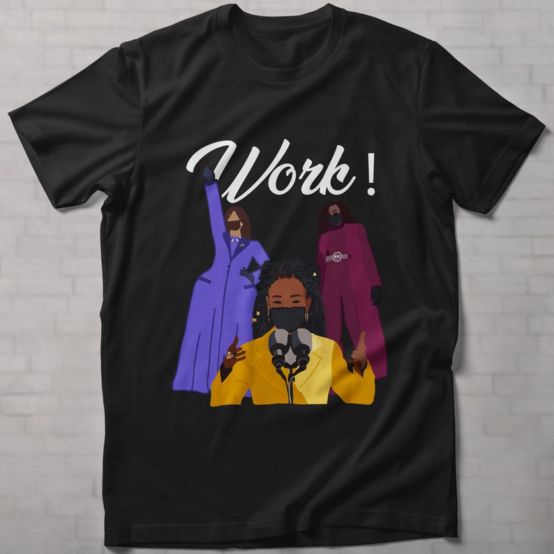 Kamala Harris, Michelle Obama and Amanda Gorman Women in the Sequel T-Shirt