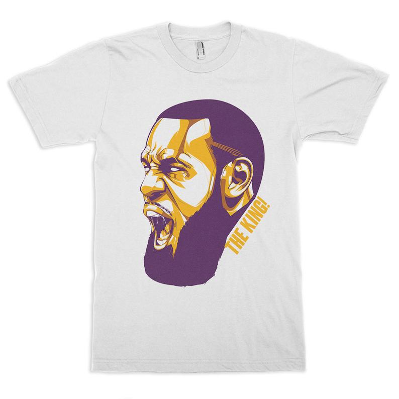 LeBron James The King Art T Shirt