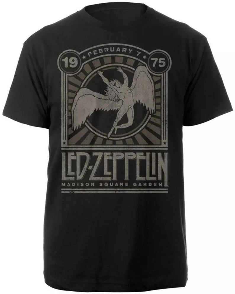 Led Zeppelin 1975 Madison Square Garden T-Shirt