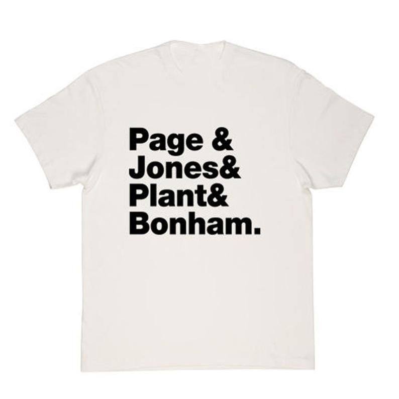 Led Zeppelin Line Up T Shirt
