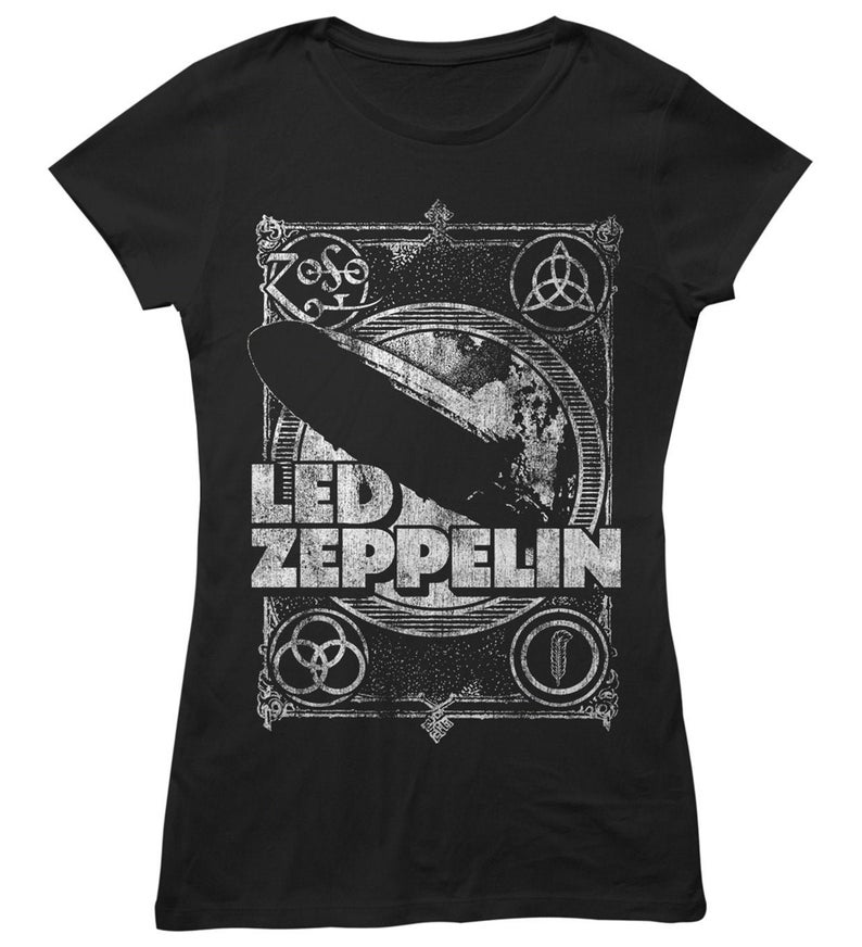 Led Zeppelin Shook Me Jimmy Page Rock T Shirt