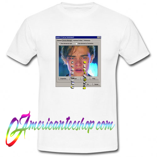 Leonardo Dicaprio Cying T Shirt