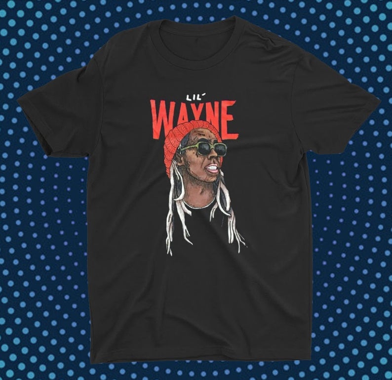 Lil Wayne Painting Photo Classic Vintage T-Shirt
