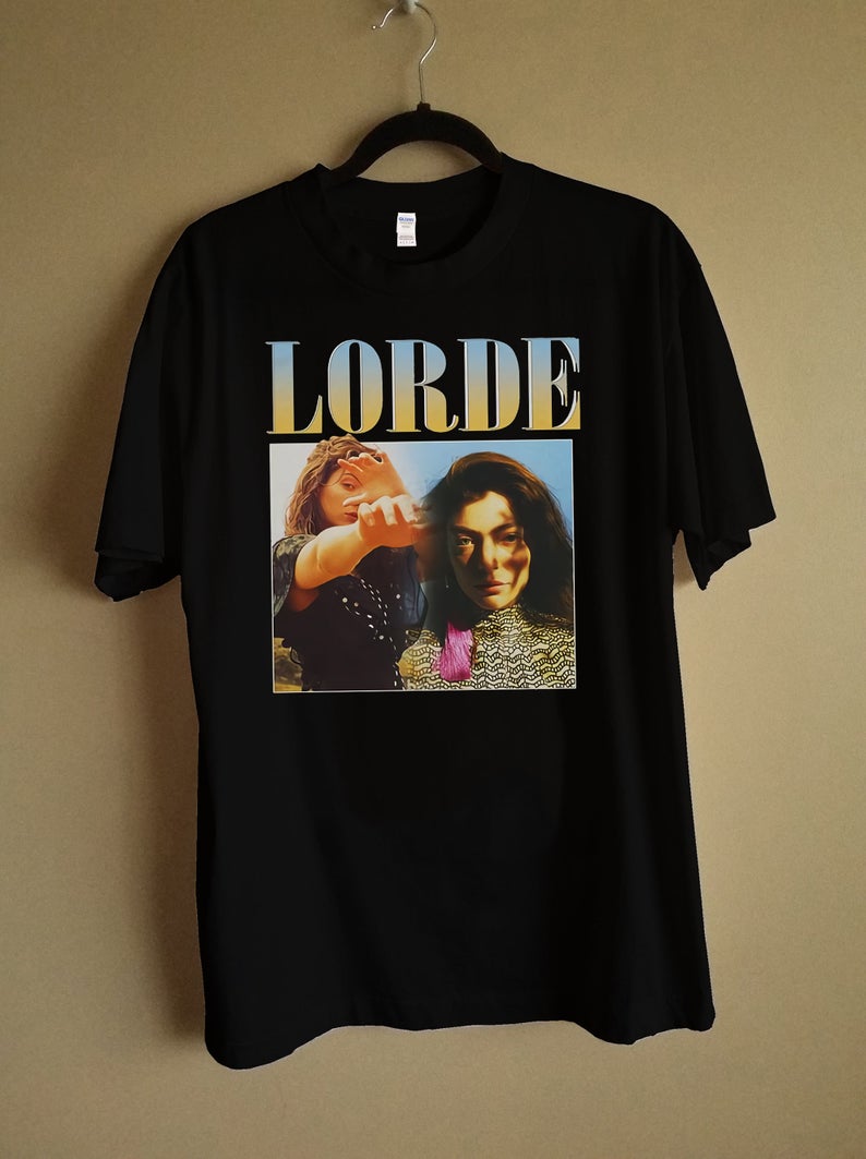 Lorde 90s Vintage Black Rapper T Shirt