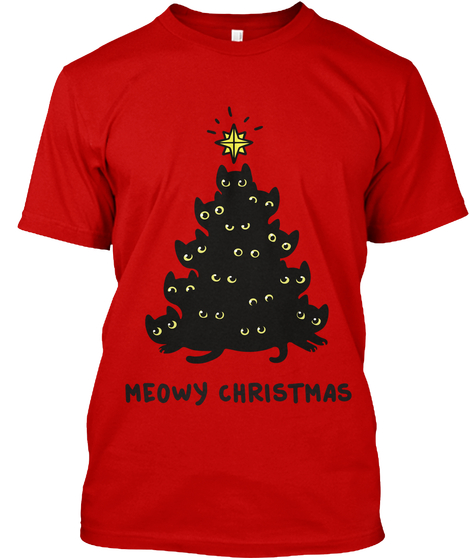Meowy Christmas T Shirt