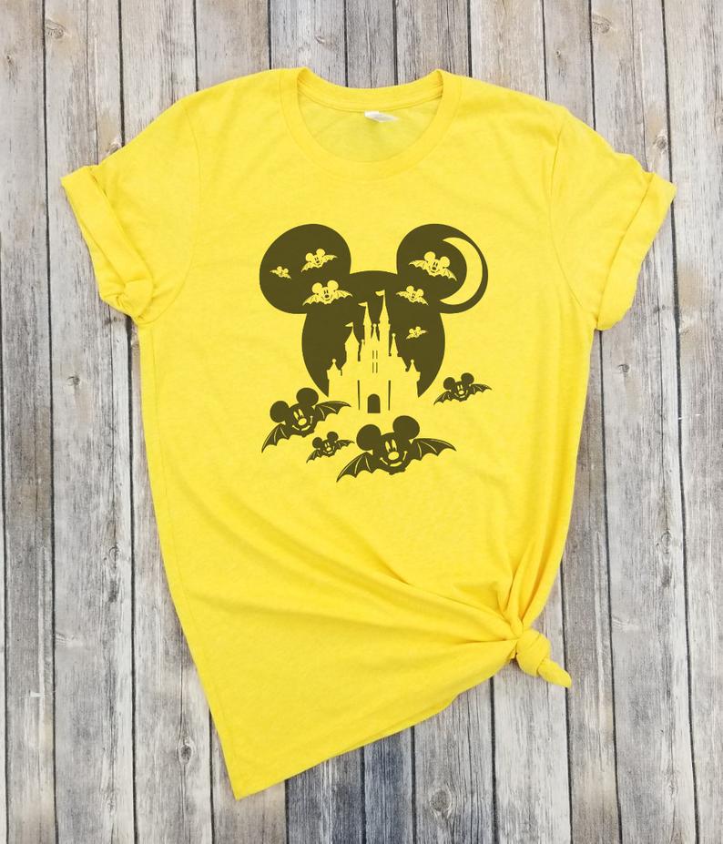 Mickey Bat Castle T Shirt