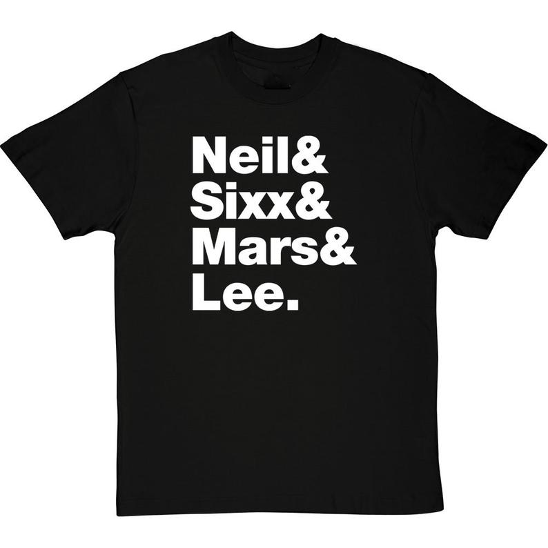 Motley Crue Line Up T Shirt