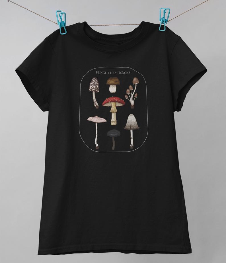 Mushroom Fungi Champignons T Shirt