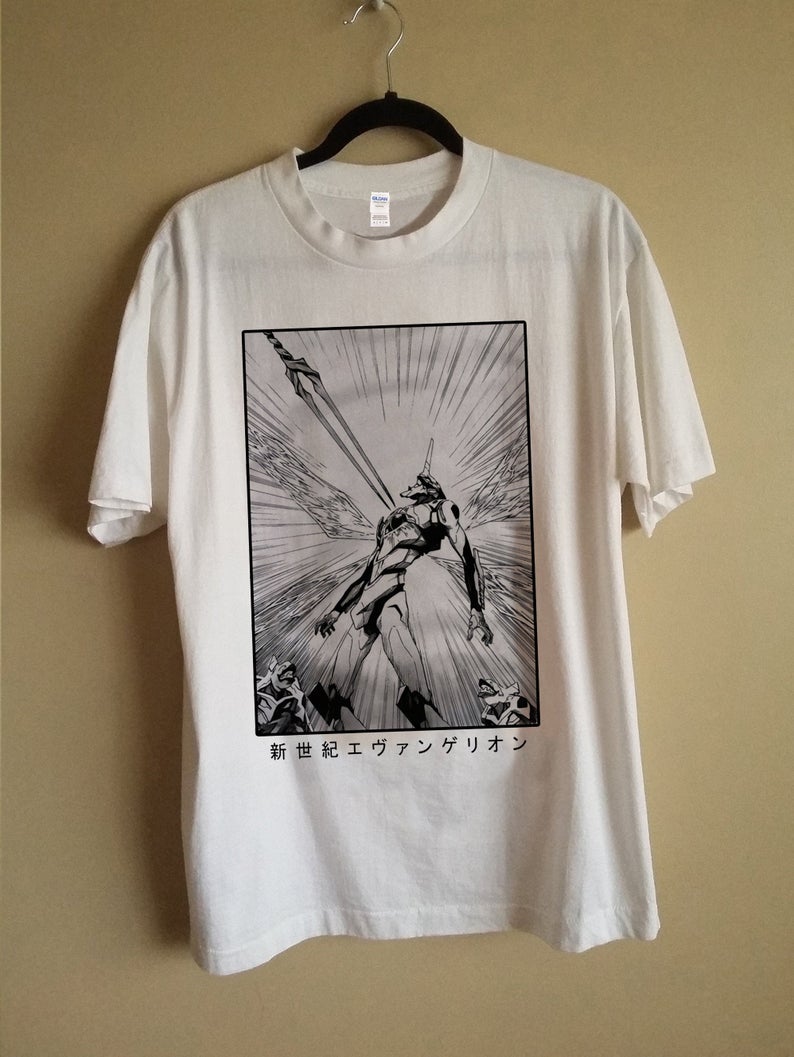 Neon Genesis Evangelion Rei Ayanami Manga Anime T Shirt