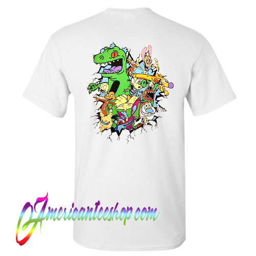 New Nickelodeon Toons Rugrats T Shirt Back
