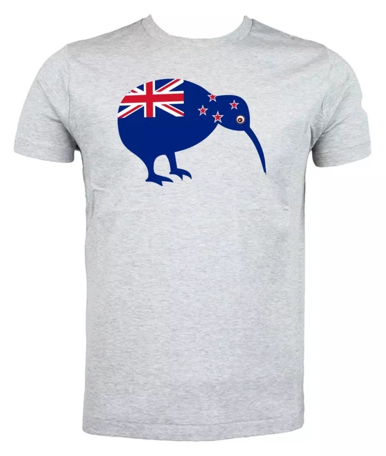 New Zealand Kiwi Flag Mens Womens T-Shirt