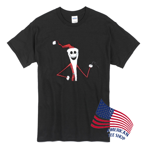 Nightmare Before Christmas Jack Skellington Santa T Shirt