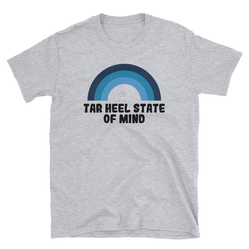 North Carolina Native Shirt Tar Heel State of Mind Short-Sleeve Unisex T-Shirt