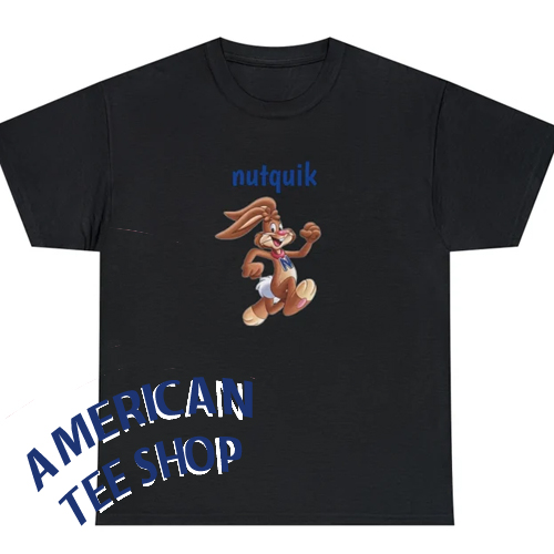 Nutquik Nesquik logo inspired T-shirt