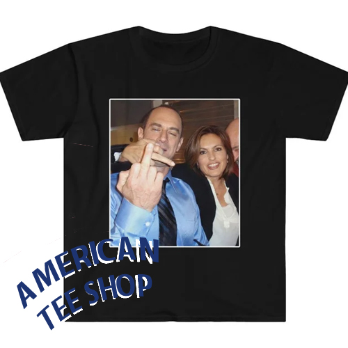 Olivia Benson and Elliot Stabler Middle Finger T-Shirt