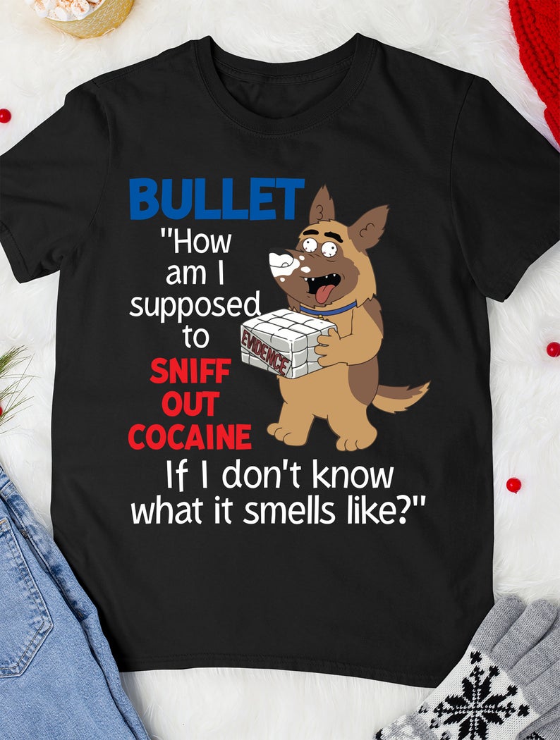 PARADISE PD BULLET Snorting Bad Police Do T-shirt