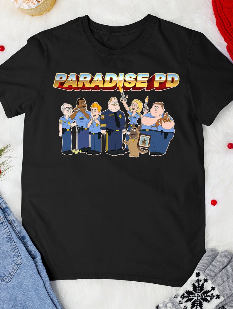 Paradise pd funny T-shirt