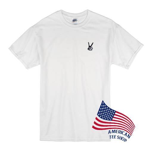 Peace Sign Hand T Shirt
